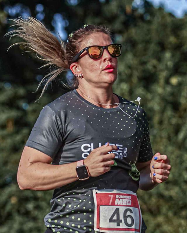 Jessica Balsanelli treinando